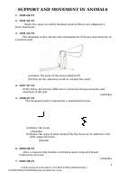 Support and Movement in animals.docx